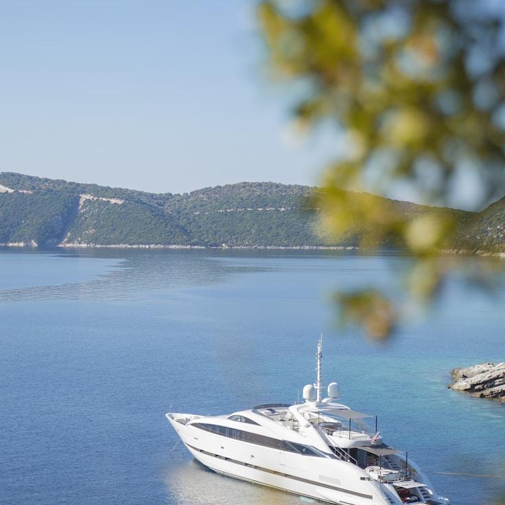 Business retreat on yacht